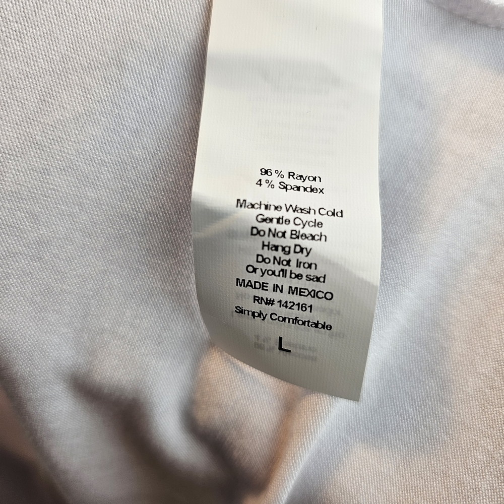 Bright White Classic LuLaRoe Tank Top - Picture 9 of 15